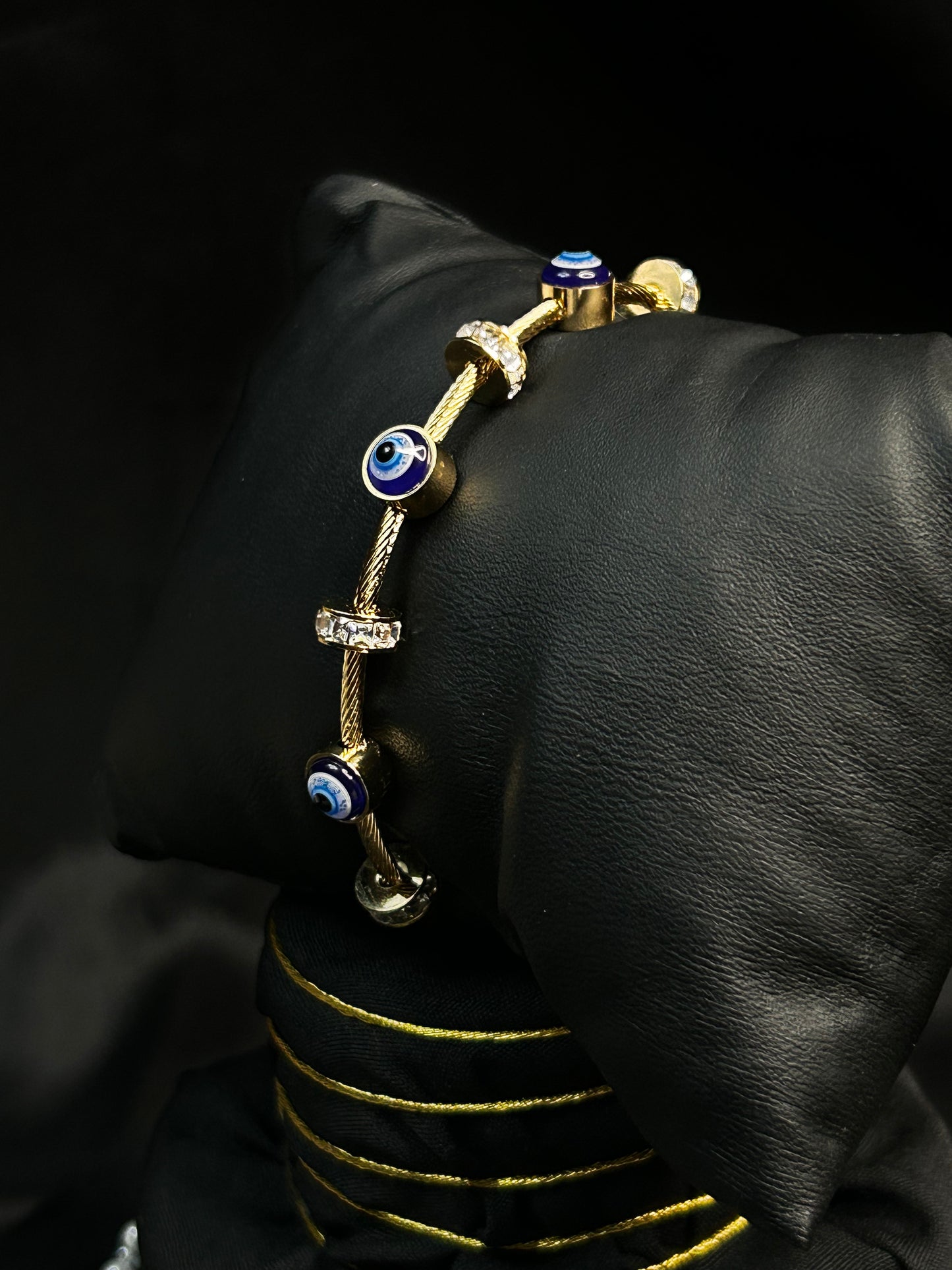 EVIL EYE ANTI TARNISH STAINLESS STEEL BRACELET