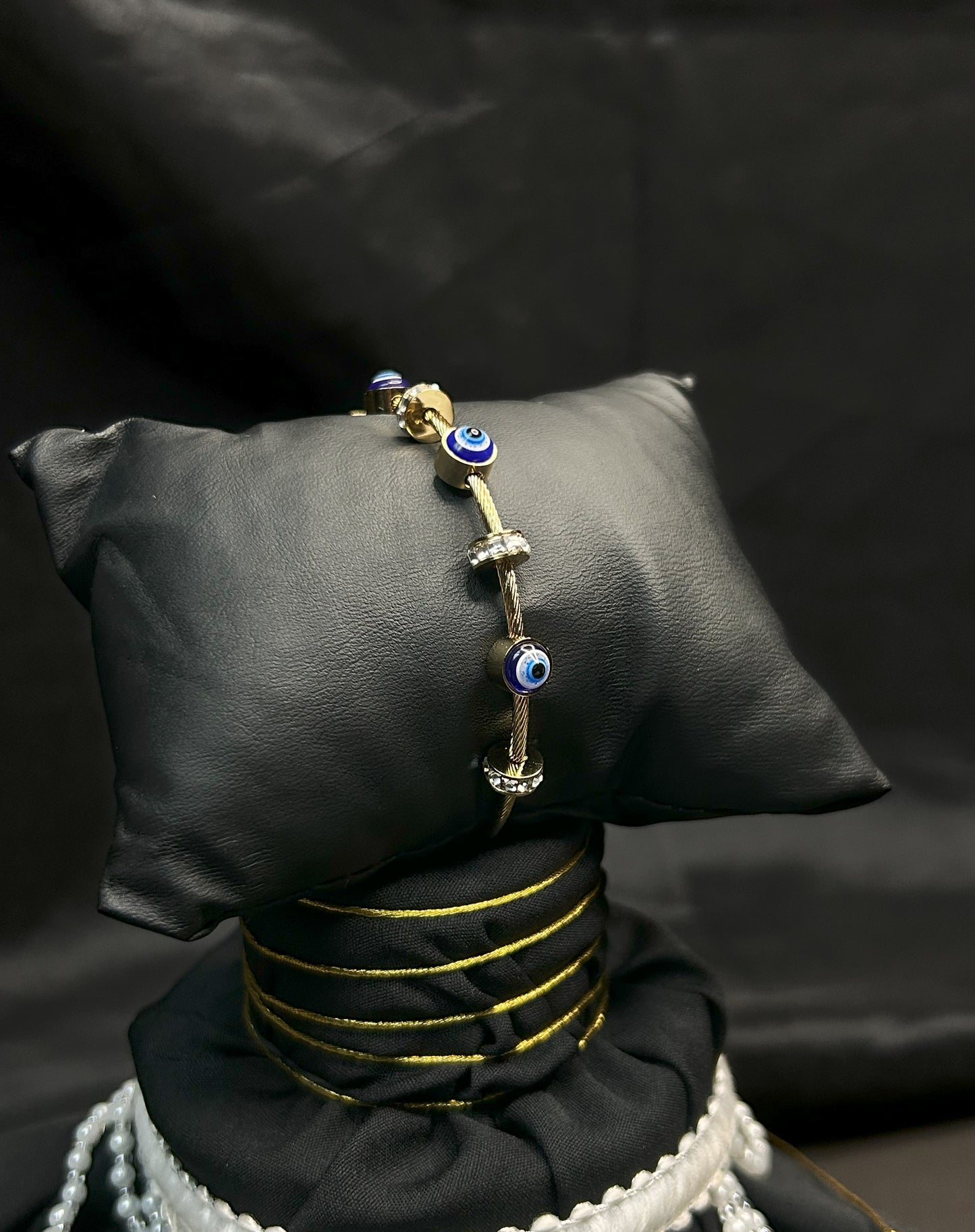 EVIL EYE ANTI TARNISH STAINLESS STEEL  BRACELET